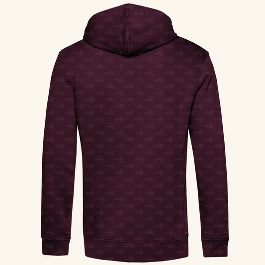 Herren Bio Hoodie mit Seitentaschen | Wüstenfuchs Fennek Vulpes zerda