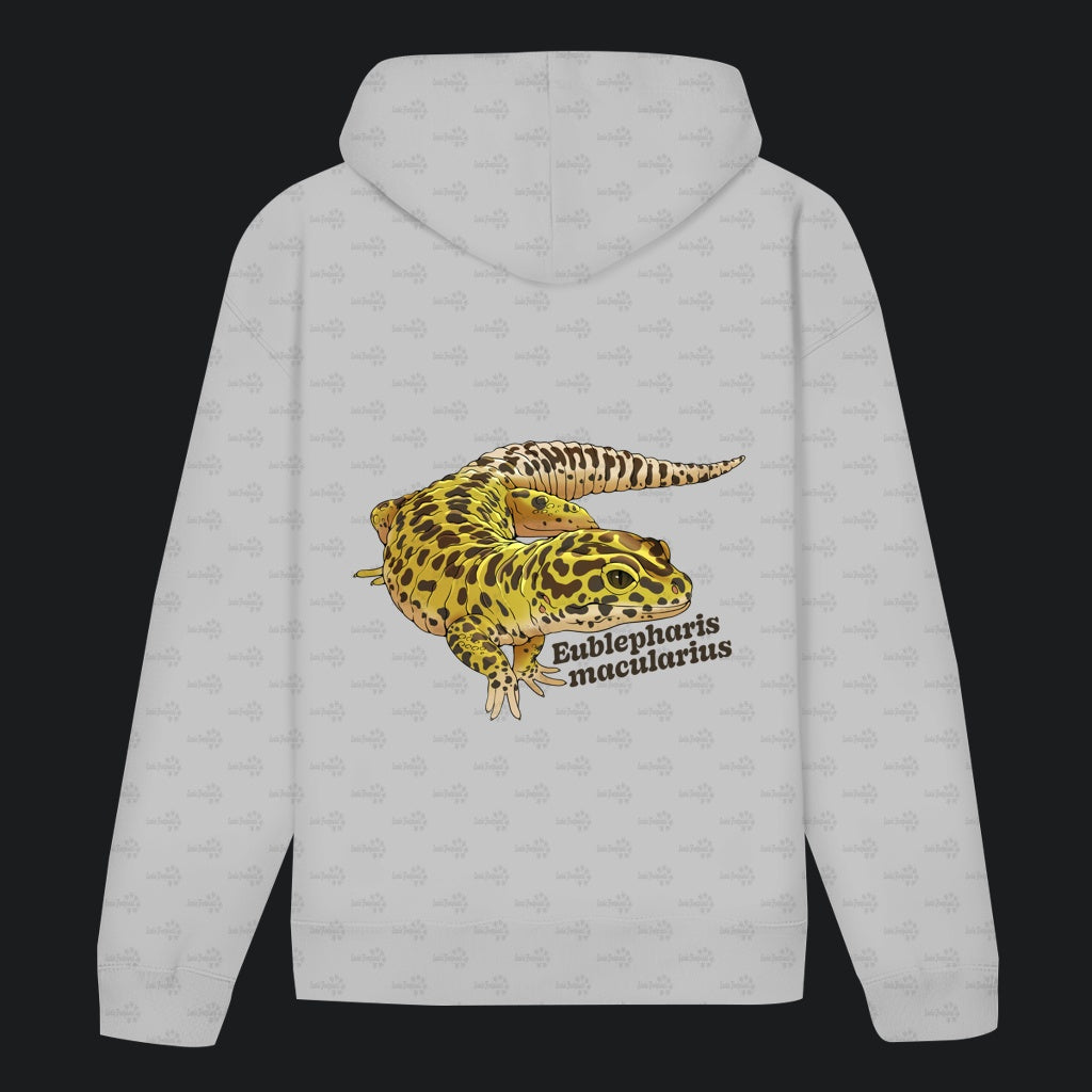 Unisex Bio Hoodie mit Bauchtasche | Leopardgecko Eublepharis macularius