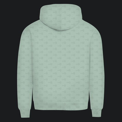 Herren Bio Hoodie mit Seitentaschen | Kronengecko | Crested Gecko | Correlophus ciliatus