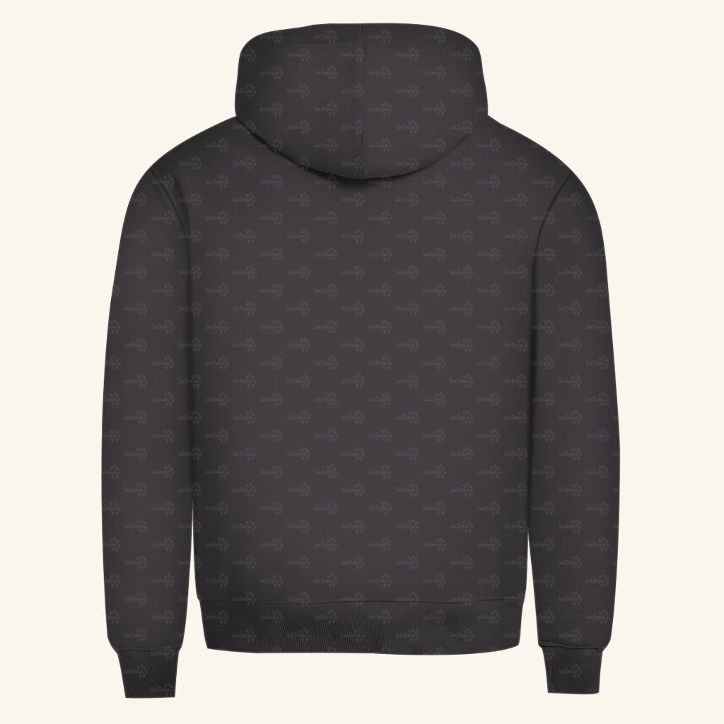 Herren Bio Hoodie mit Seitentaschen | Kronengecko | Crested Gecko | Correlophus ciliatus