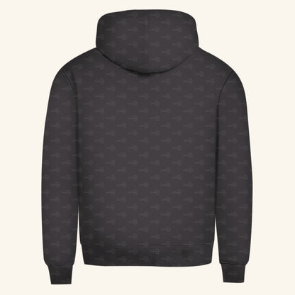 Herren Bio Hoodie mit Seitentaschen | Kronengecko | Crested Gecko | Correlophus ciliatus