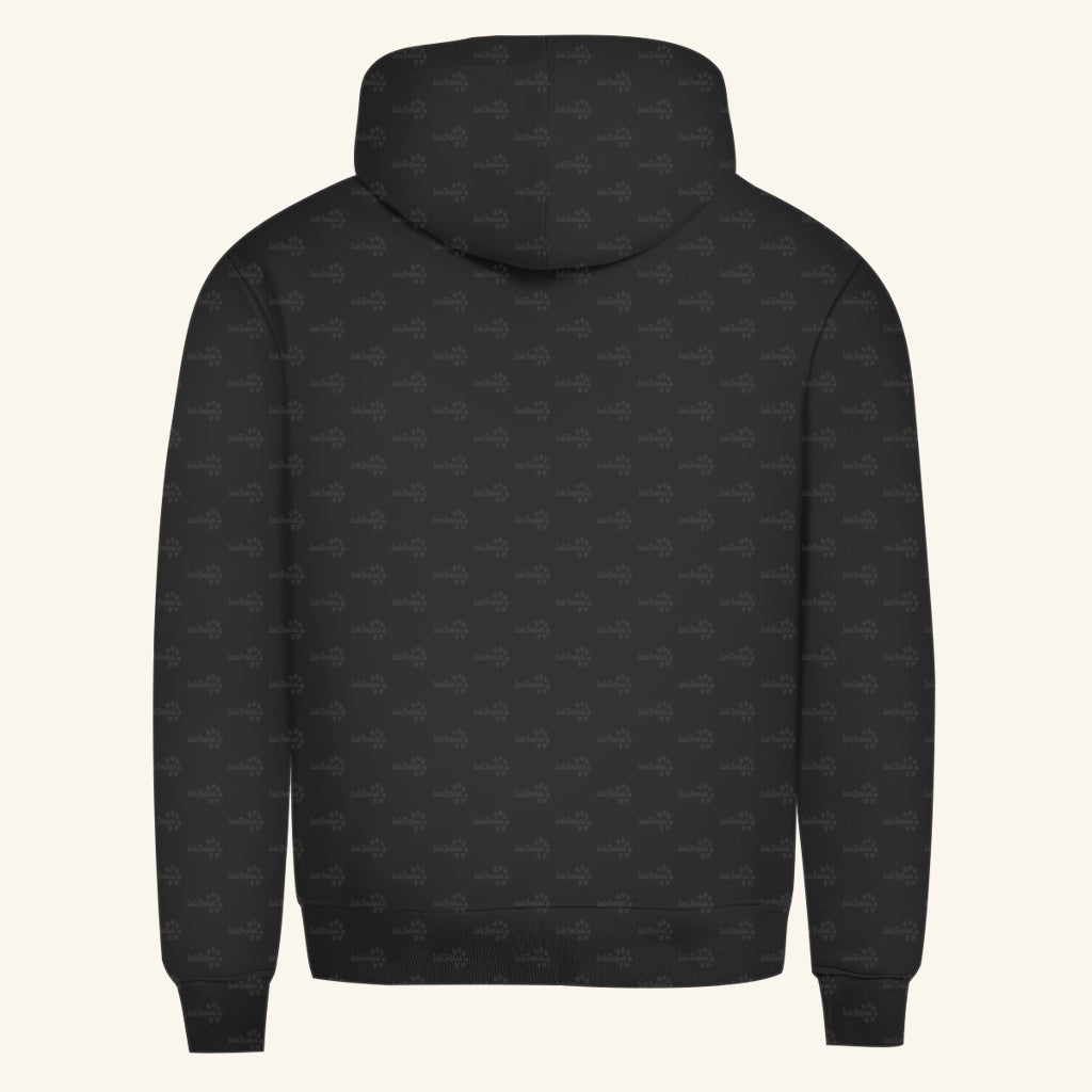 Herren Bio Hoodie mit Seitentaschen | Kronengecko | Crested Gecko | Correlophus ciliatus
