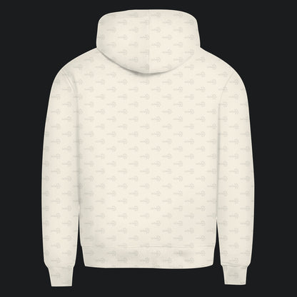 Herren Bio Hoodie mit Seitentaschen | Kronengecko | Crested Gecko | Correlophus ciliatus