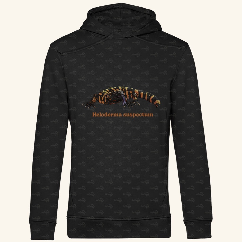Herren  Bio mit Seitentaschen Hoodie | Krustenechse Gila Monster  Heloderma suspectum