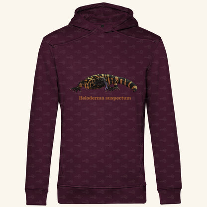 Herren  Bio mit Seitentaschen Hoodie | Krustenechse Gila Monster  Heloderma suspectum
