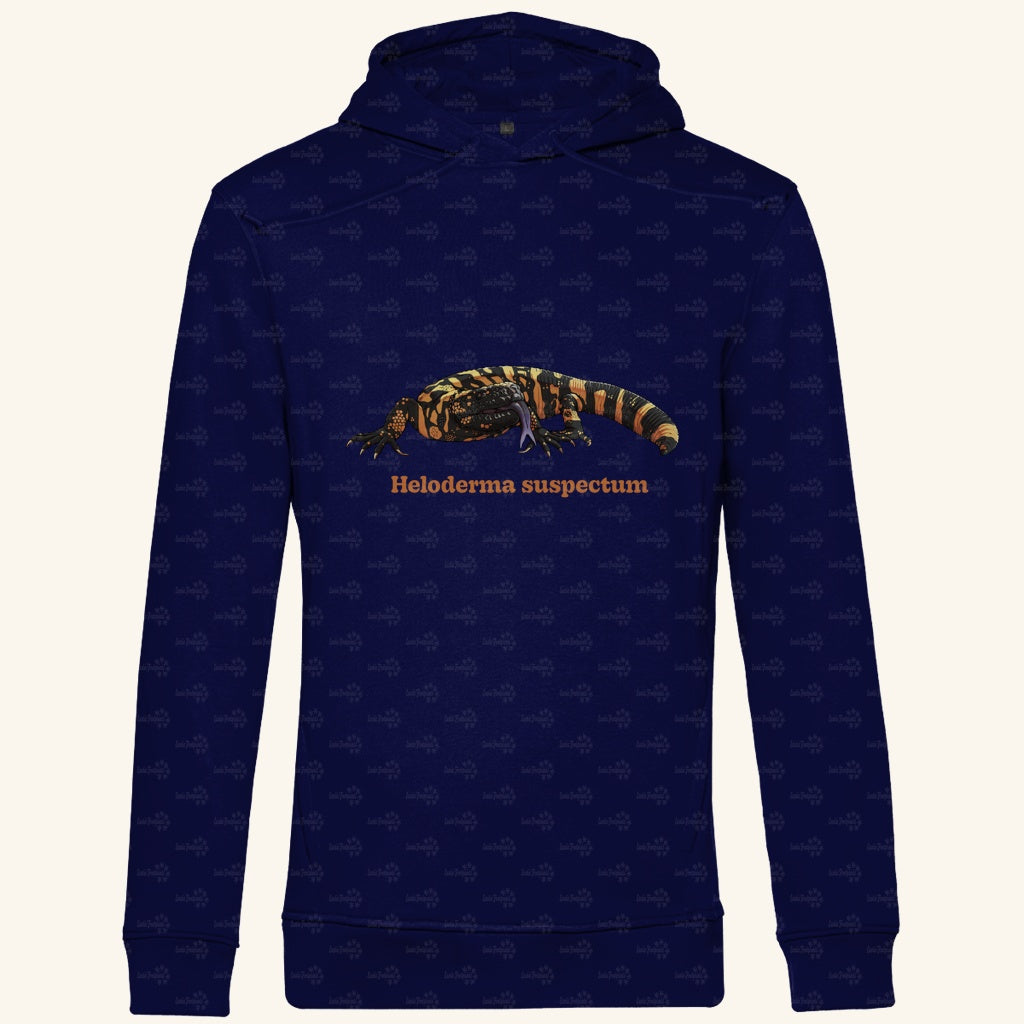 Herren  Bio mit Seitentaschen Hoodie | Krustenechse Gila Monster  Heloderma suspectum
