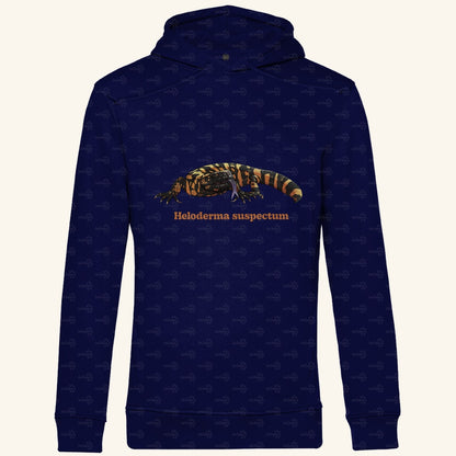 Herren  Bio mit Seitentaschen Hoodie | Krustenechse Gila Monster  Heloderma suspectum