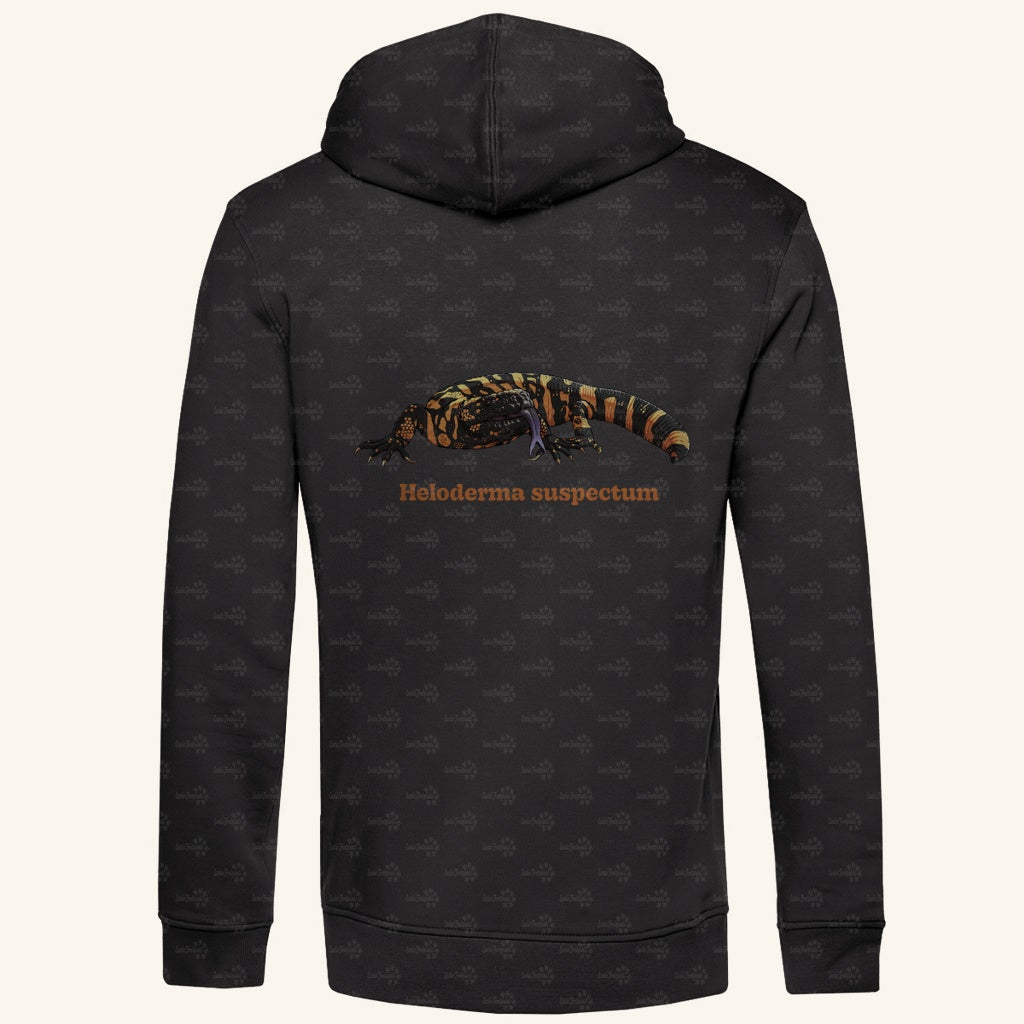 Herren  Bio mit Seitentaschen Hoodie | Krustenechse Gila Monster  Heloderma suspectum
