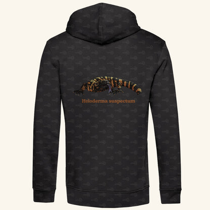 Herren  Bio mit Seitentaschen Hoodie | Krustenechse Gila Monster  Heloderma suspectum