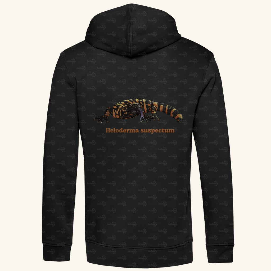 Herren  Bio mit Seitentaschen Hoodie | Krustenechse Gila Monster  Heloderma suspectum