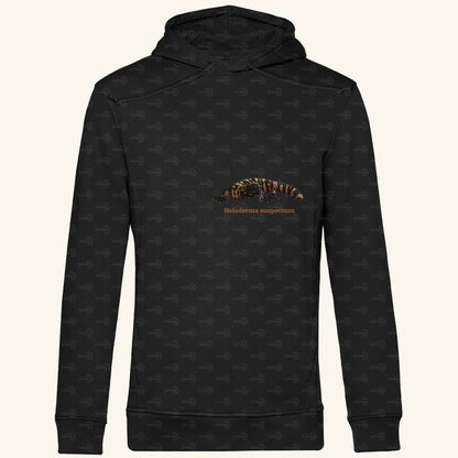Herren  Bio mit Seitentaschen Hoodie | Krustenechse Gila Monster  Heloderma suspectum