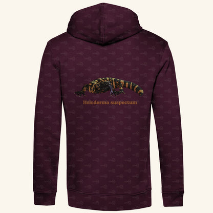 Herren  Bio mit Seitentaschen Hoodie | Krustenechse Gila Monster  Heloderma suspectum