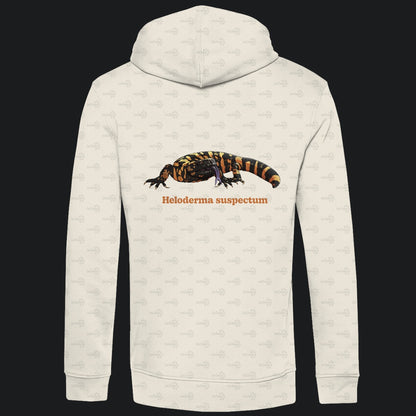 Herren  Bio mit Seitentaschen Hoodie | Krustenechse Gila Monster  Heloderma suspectum