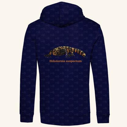 Herren  Bio mit Seitentaschen Hoodie | Krustenechse Gila Monster  Heloderma suspectum