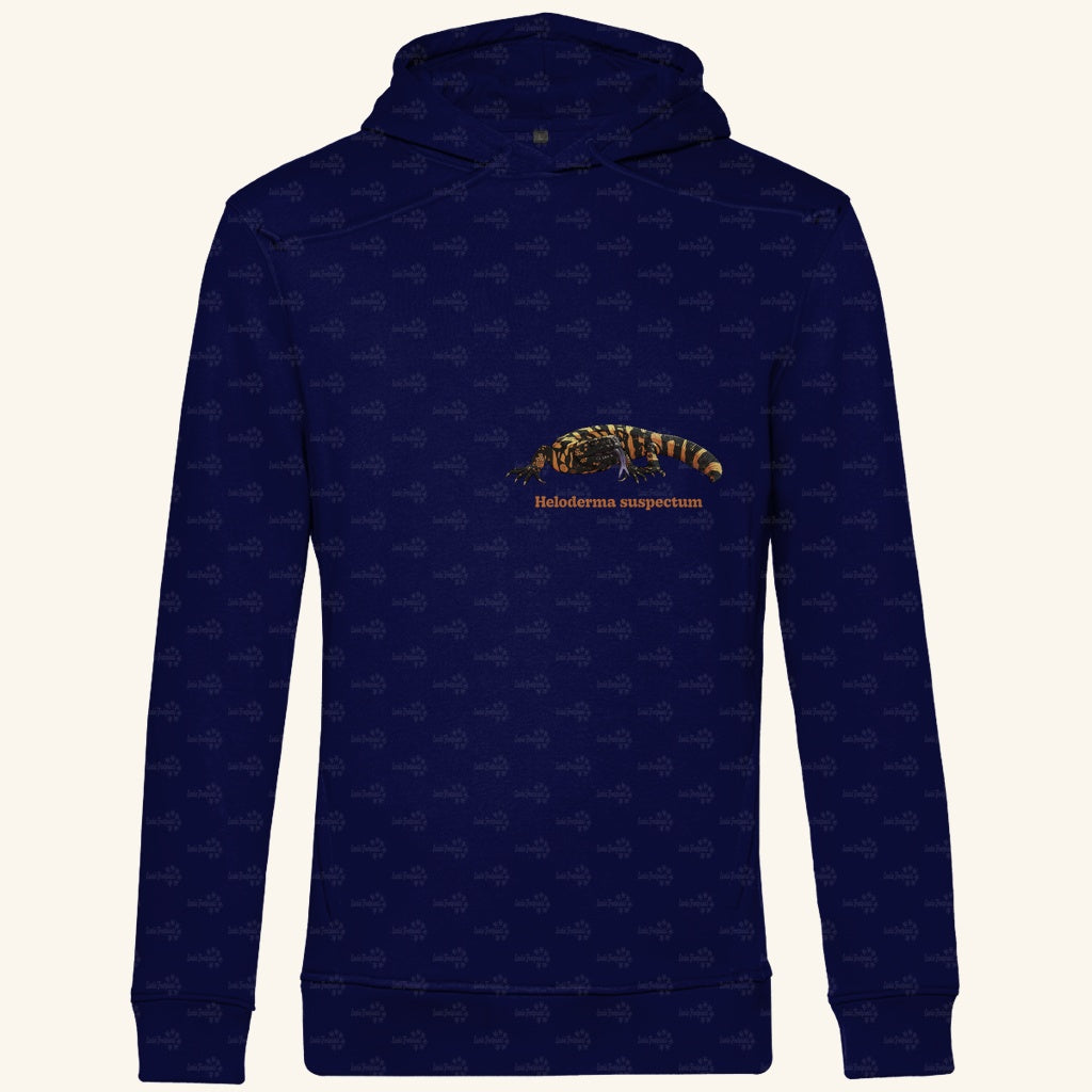 Herren  Bio mit Seitentaschen Hoodie | Krustenechse Gila Monster  Heloderma suspectum