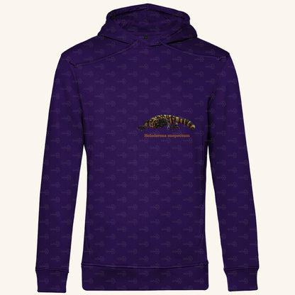 Herren  Bio mit Seitentaschen Hoodie | Krustenechse Gila Monster  Heloderma suspectum