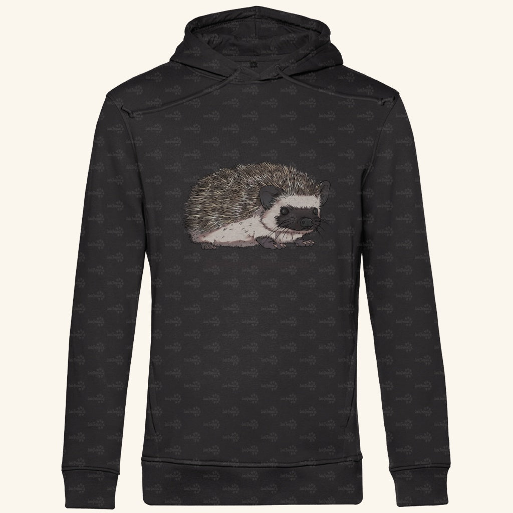 Herren Premium Bio Hoodie mit Seitentaschen | Afrikanischer Weißbauchigel Atelerix albiventris