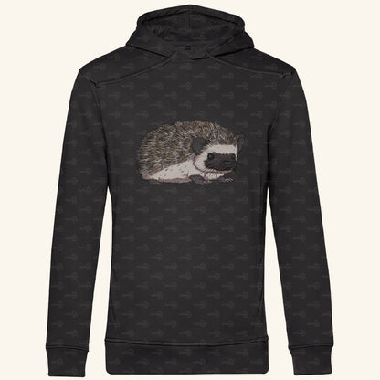 Herren Premium Bio Hoodie mit Seitentaschen | Afrikanischer Weißbauchigel Atelerix albiventris