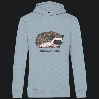 Herren Premium Bio Hoodie mit Seitentaschen | Afrikanischer Weißbauchigel Atelerix albiventris