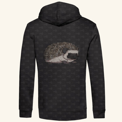Herren Premium Bio Hoodie mit Seitentaschen | Afrikanischer Weißbauchigel Atelerix albiventris