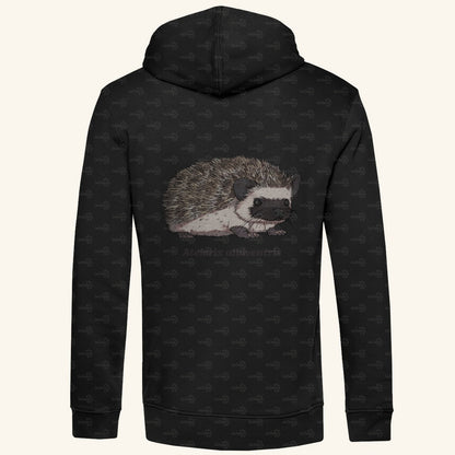 Herren Premium Bio Hoodie mit Seitentaschen | Afrikanischer Weißbauchigel Atelerix albiventris