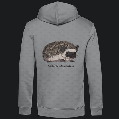 Herren Premium Bio Hoodie mit Seitentaschen | Afrikanischer Weißbauchigel Atelerix albiventris