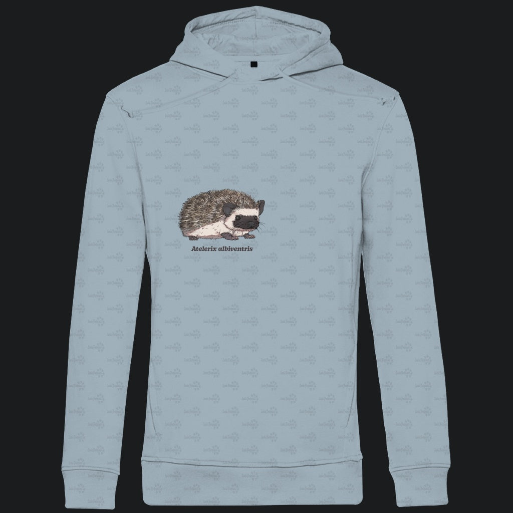 Herren Premium Bio Hoodie mit Seitentaschen | Afrikanischer Weißbauchigel Atelerix albiventris