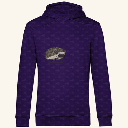 Herren Premium Bio Hoodie mit Seitentaschen | Afrikanischer Weißbauchigel Atelerix albiventris