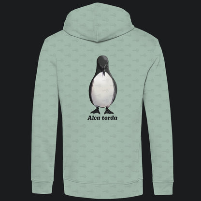 Herren Premium Bio Hoodie mit Seitentaschen | Tordalk Razorbill Alca torda