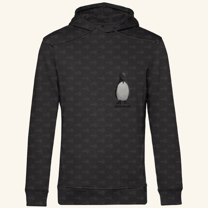 Herren Premium Bio Hoodie mit Seitentaschen | Tordalk Razorbill Alca torda
