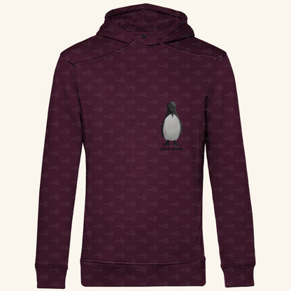 Herren Premium Bio Hoodie mit Seitentaschen | Tordalk Razorbill Alca torda
