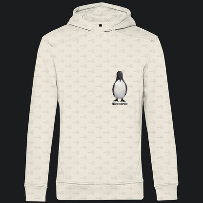 Herren Premium Bio Hoodie mit Seitentaschen | Tordalk Razorbill Alca torda
