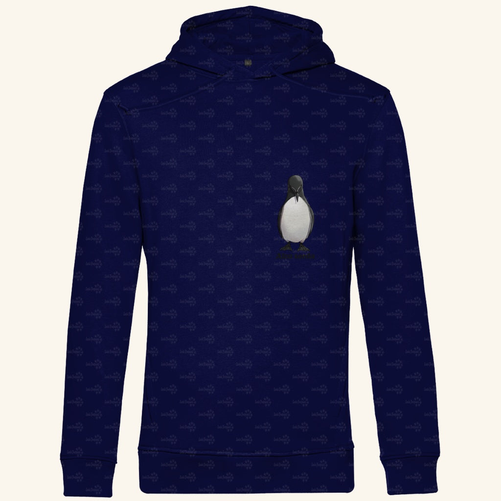 Herren Premium Bio Hoodie mit Seitentaschen | Tordalk Razorbill Alca torda