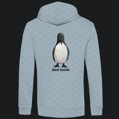 Herren Premium Bio Hoodie mit Seitentaschen | Tordalk Razorbill Alca torda