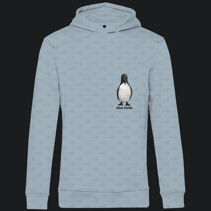 Herren Premium Bio Hoodie mit Seitentaschen | Tordalk Razorbill Alca torda