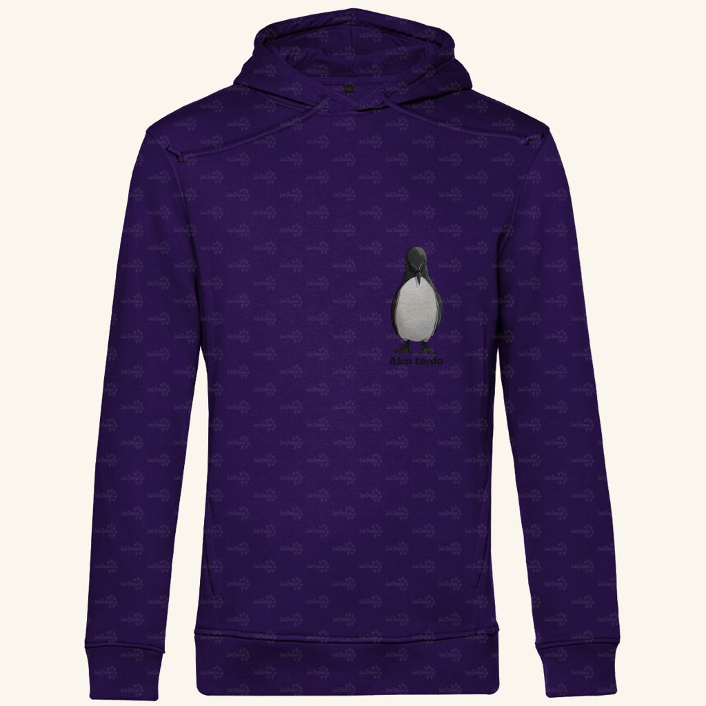 Herren Premium Bio Hoodie mit Seitentaschen | Tordalk Razorbill Alca torda