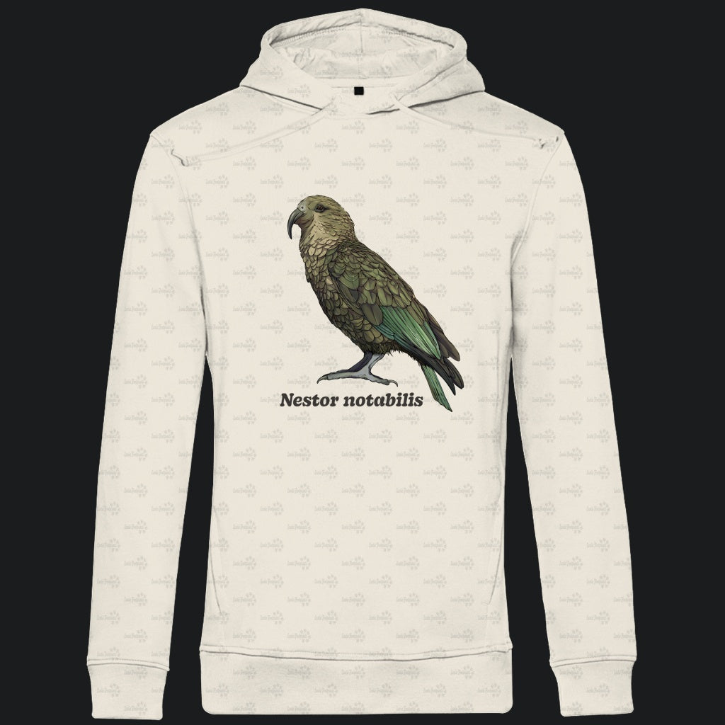 Herren  Bio Hoodie mit Seitentaschen | Kea Alpenpapagei Nestor notabilis