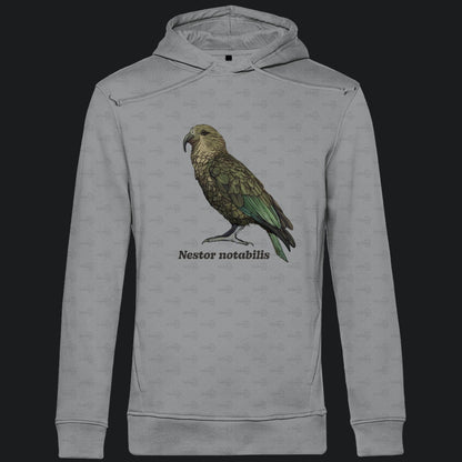 Herren  Bio Hoodie mit Seitentaschen | Kea Alpenpapagei Nestor notabilis