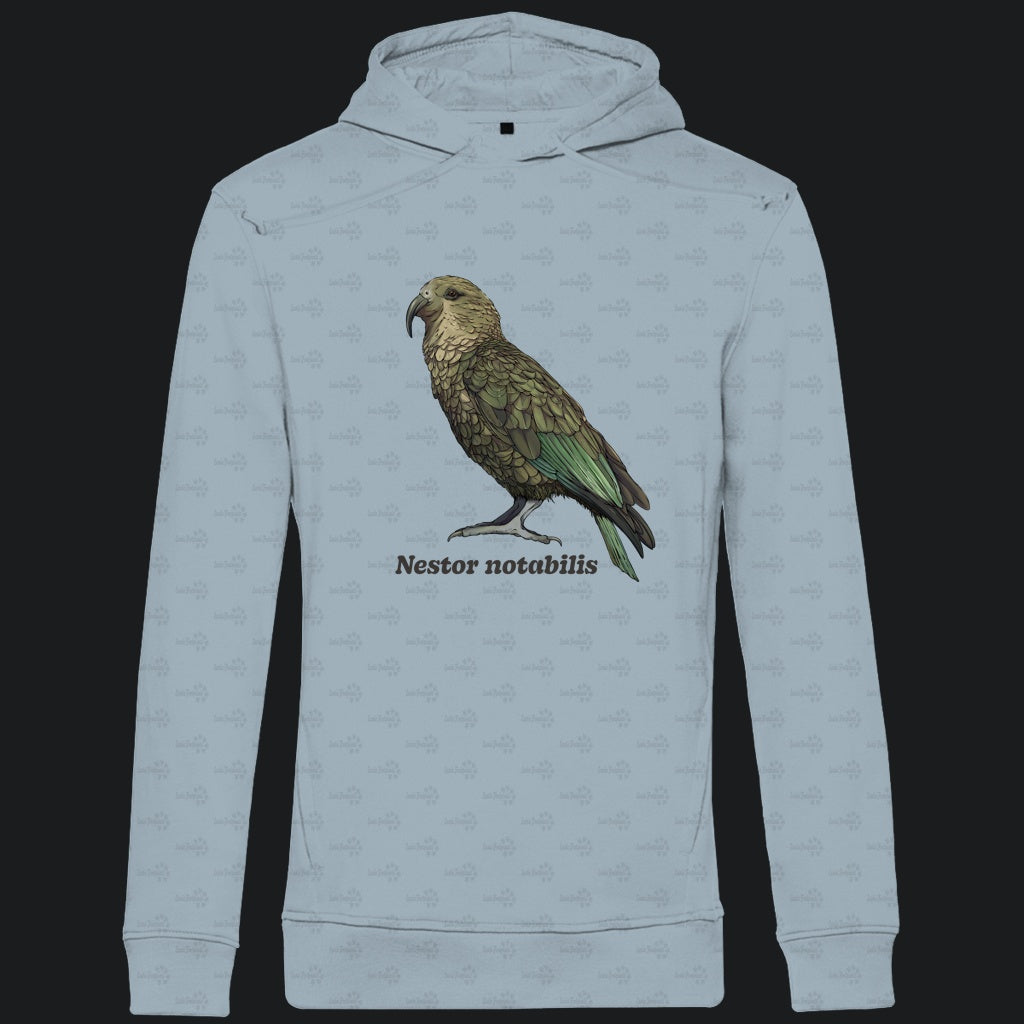 Herren  Bio Hoodie mit Seitentaschen | Kea Alpenpapagei Nestor notabilis