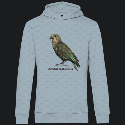 Herren  Bio Hoodie mit Seitentaschen | Kea Alpenpapagei Nestor notabilis