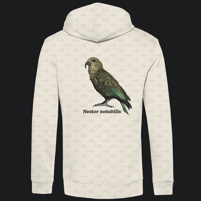 Herren Bio Hoodie mit Seitentaschen | Kea Alpenpapagei Nestor notabilis