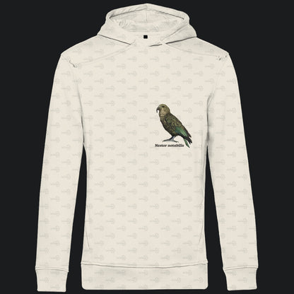 Herren Bio Hoodie mit Seitentaschen | Kea Alpenpapagei Nestor notabilis