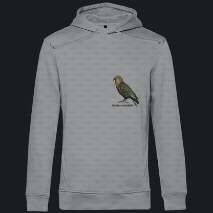 Herren Bio Hoodie mit Seitentaschen | Kea Alpenpapagei Nestor notabilis