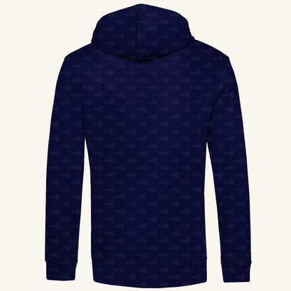 Herren  Bio Hoodie mit Seitentaschen | Blattschaf Leafsheep Costasiella kuroshimae