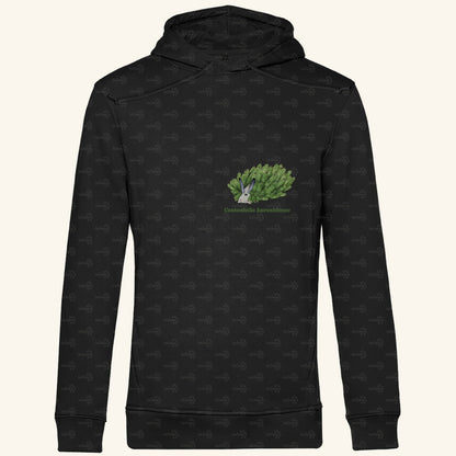 Herren  Bio Hoodie mit Seitentaschen | Blattschaf Leafsheep Costasiella kuroshimae