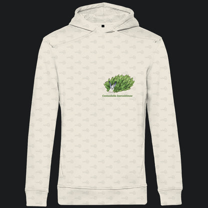 Herren  Bio Hoodie mit Seitentaschen | Blattschaf Leafsheep Costasiella kuroshimae