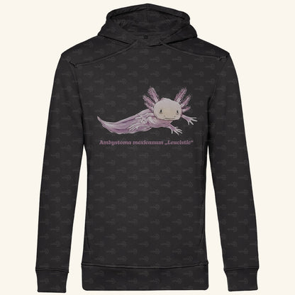 Herren Bio Hoodie mit Seitentaschen | Axolotl Ambystoma mexicanum Leucistic