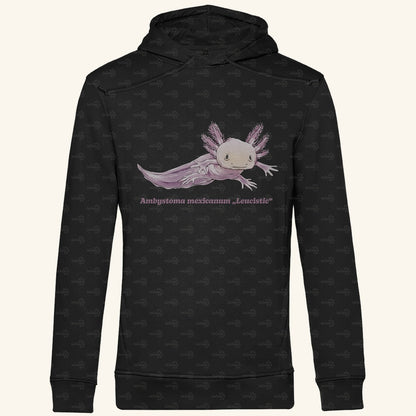Herren Bio Hoodie mit Seitentaschen | Axolotl Ambystoma mexicanum Leucistic