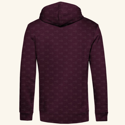 Herren Bio Hoodie mit Seitentaschen | Axolotl Ambystoma mexicanum Leucistic