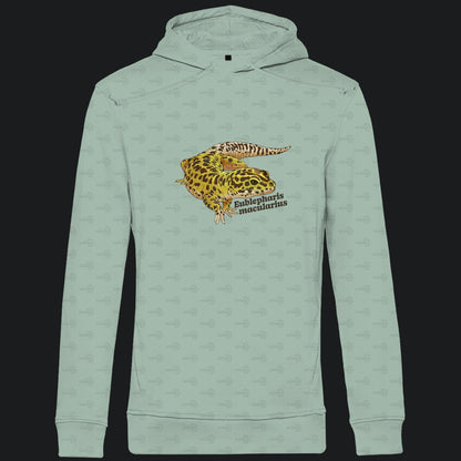 Herren  Bio Hoodie mit Seitentaschen | Leopardgecko Eublepharis macularius